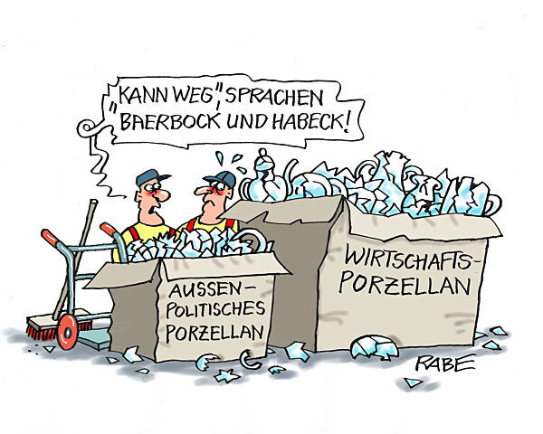 Baerbock-Porzellan