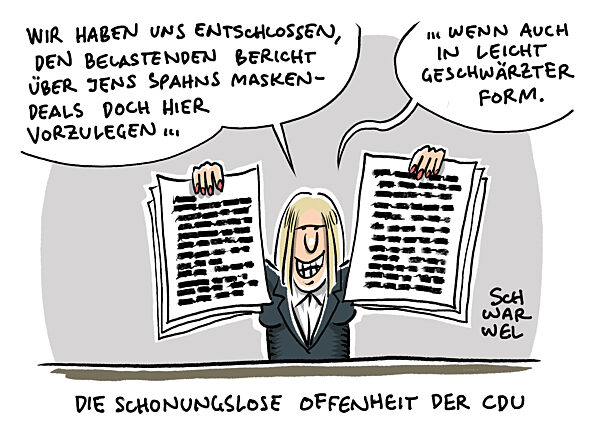 Jens Spahn : Gesundheitsministerin will Maskenbericht geschwaerzt herausgeb