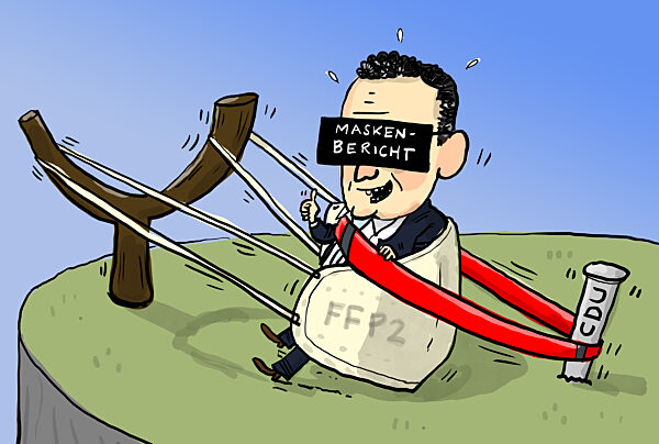 Masken-Bericht geschwaerzt