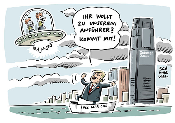 Präsident Trump und sein Investmentbanker-Kabinett