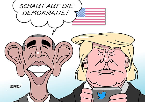 Obama Trump Demokratie Social Media