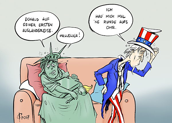 Amerika allein zu Haus
