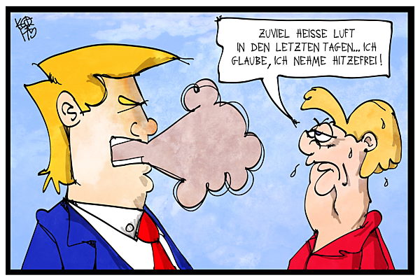 Heiße Luft von Donald Trump