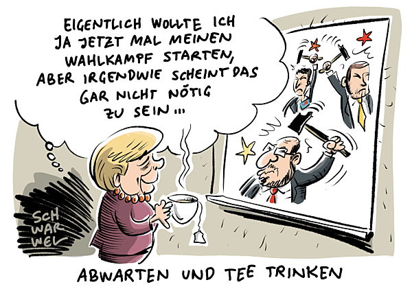 Merkel startet in den Wahlkampf : Kanzlerin lehnt Quote für E-Autos ab