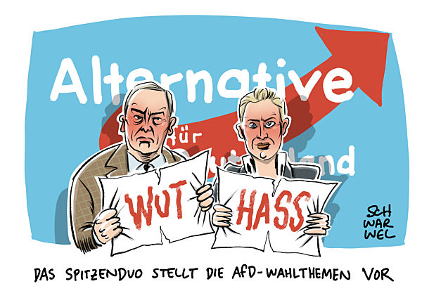 Gauland und Weidel präsentieren AfD-Wahlprogramm