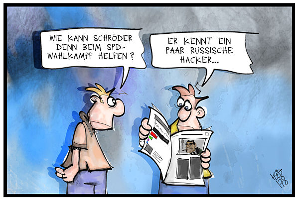 Wahlkampfhelfer Schröder