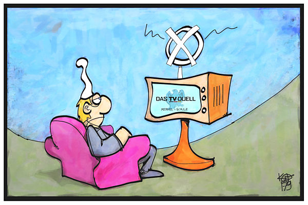 TV-Duell Merkel-Schulz