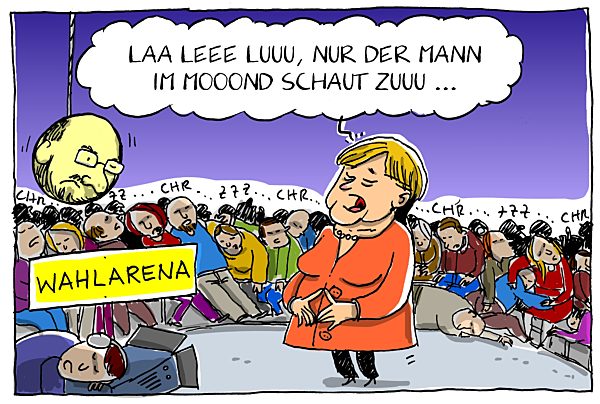 Wahlarena Merkel