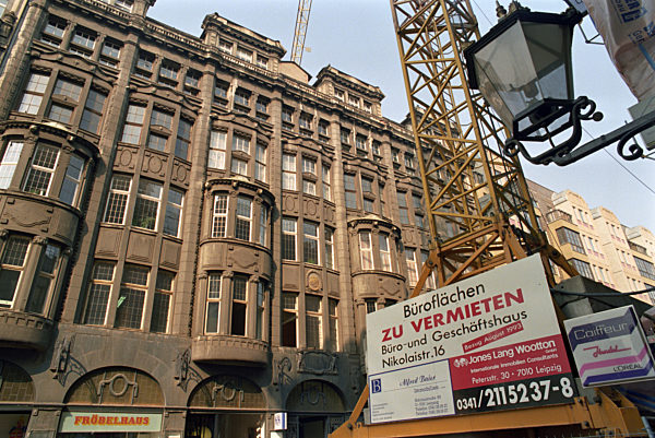 Zu vermietende Geschäftshäuser in der Leipziger Nikolaistraße...