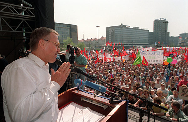 DGB-Demo (Archivfoto und Text 1993)