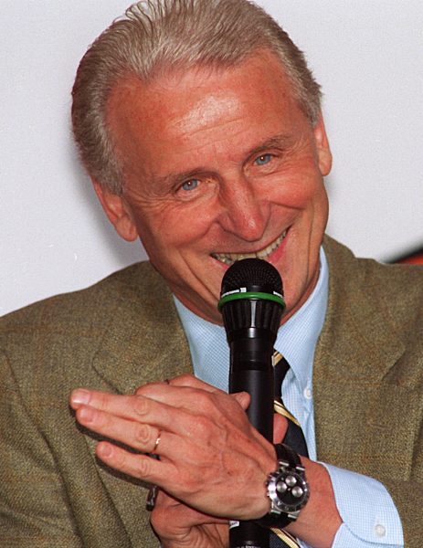 Bayern-Coach Trapattoni bester Laune