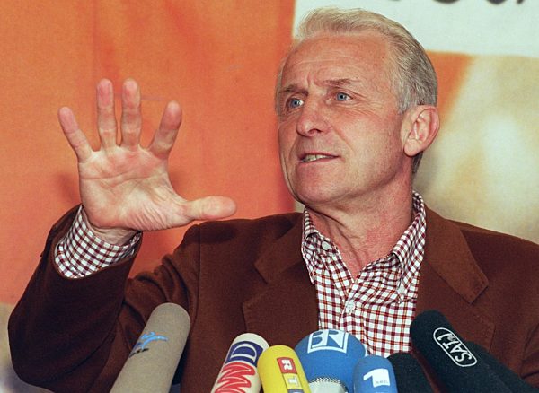 Fußball-Bundesliga: Trapattoni bei Pressekonferenz