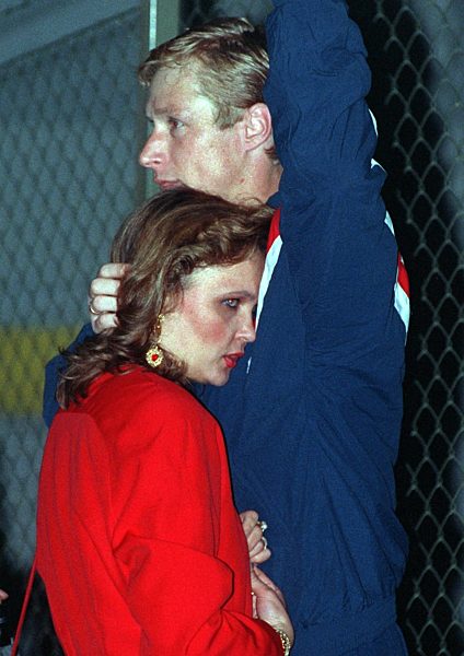 Fußball-EM '92: Alexej Michailitschenko mit Frau