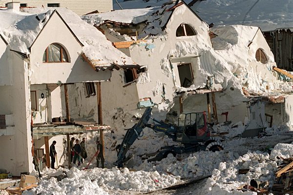 Galtür ist nach der Lawinenkatastrophe eine Geisterstadt