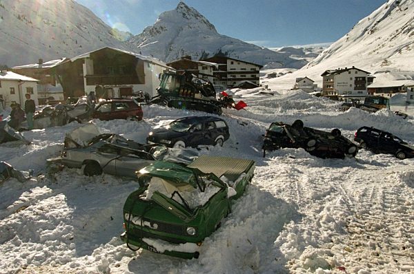 Galtür ist nach der Lawinenkatastrophe eine Geisterstadt