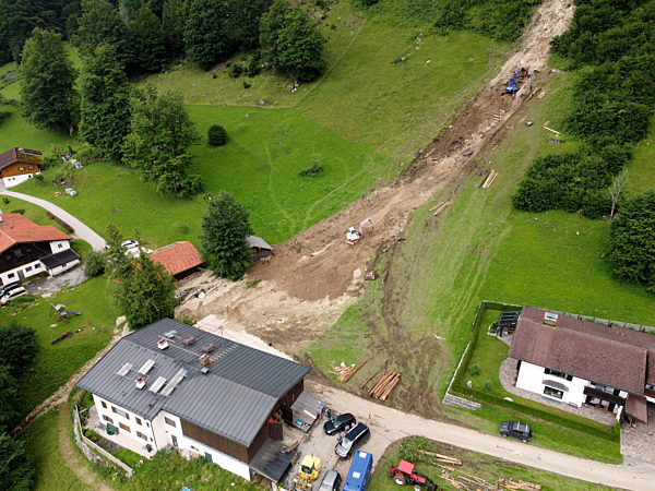 Unwetterschäden in Bayern