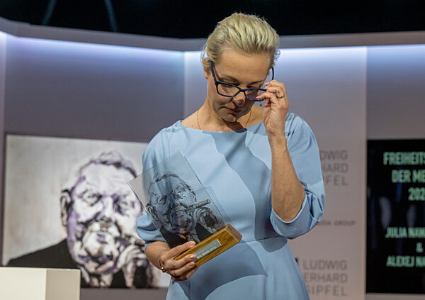 Julia Nawalnaja bekommt Freiheitspreis der Medien