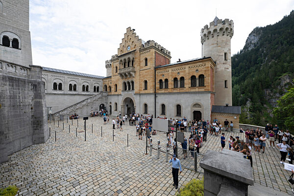 Restaurierungsarbeiten Schloss Neuschwanstein