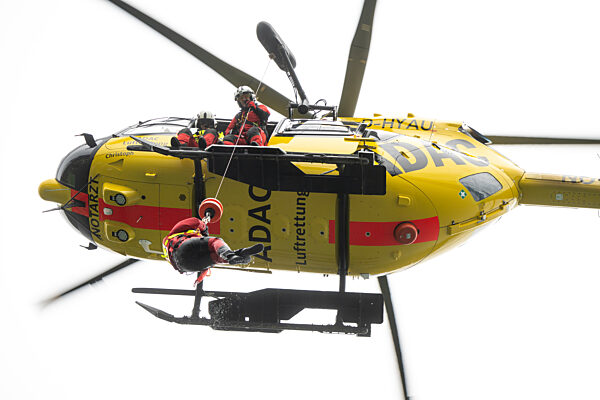 Windentraining der ADAC Luftretter