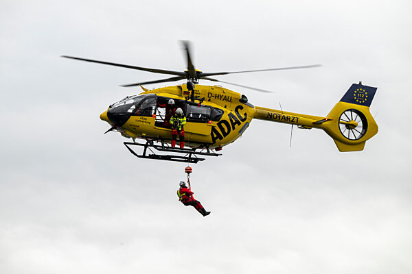 Windentraining der ADAC Luftretter