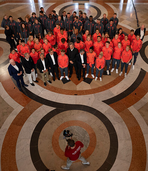 Empfang FC Bayern München in Staatskanzlei