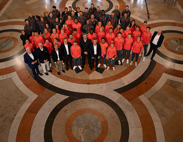 Empfang FC Bayern München in Staatskanzlei