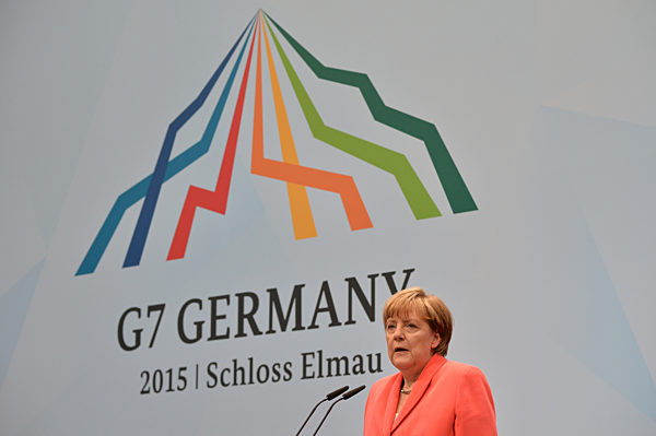 G7-Gipfel 2015 - Pk Merkel