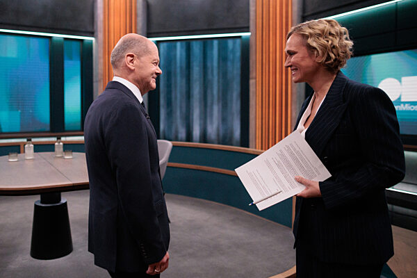 ARD-Sendung «Caren Miosga» mit Bundeskanzler Scholz