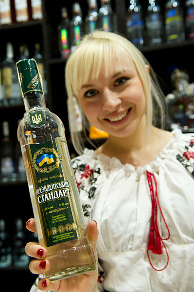 Grüne Woche 2014 - Ukrainischer Wodka