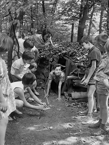 Kinderferien im Waldschulheim 1962