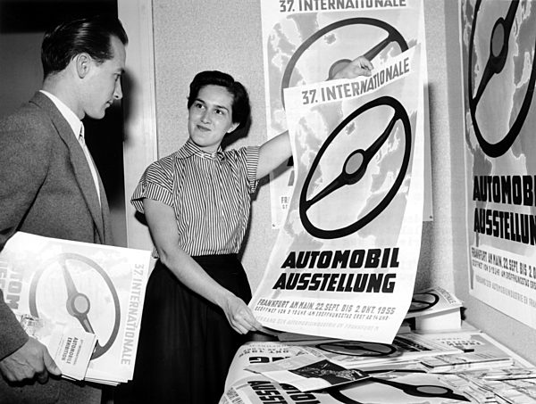 International Automobile Exhibition in Frankfurt 1955