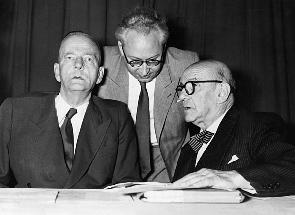 Ollenhauer, Schumacher and Grumbach