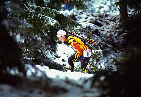 Disl, Uschi - Aktion - Welt Cup in Oberhof - Biathlon - Wintersport - 1/99