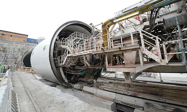 Stuttgart 21 - Besichtigung der Tunnelvortriebsmaschine "Suse"