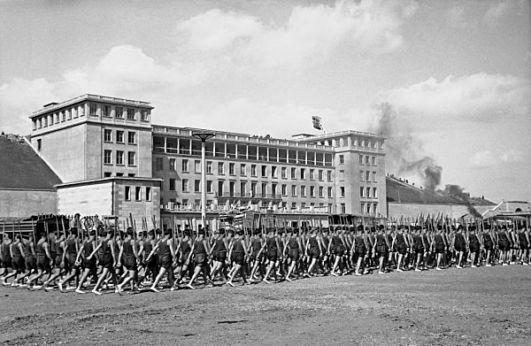 Turn und Sportfest, Zentralstadion, 1956, Leipzig, Sachsen, DDR, Deutschland...