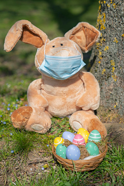 Symbolbild, Symbolfoto Ostern und Corona in Koeln 31.03.2020