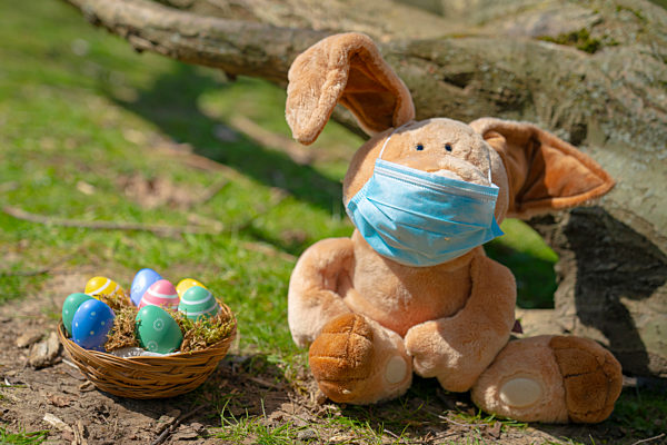 Symbolbild, Symbolfoto Ostern und Corona in Koeln 31.03.2020