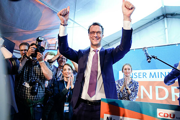 CDU Wahlabend Party bei der CDU NRW nach der Landtagswahl