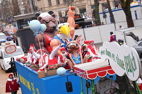 Cologne Carnival Rose Monday Parade 2026 in Cologne