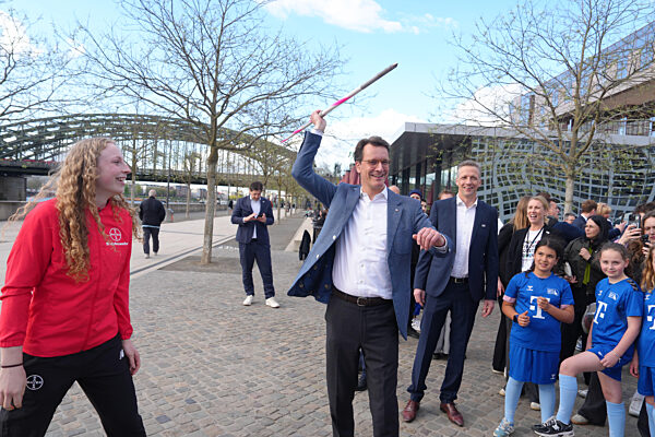 Pressetermin zur Verkuendung der Ergebnisse des Buergerentscheid zu Olympischen Spielen an Rhein und Ruhr