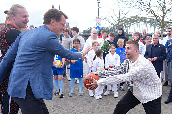 Pressetermin zur Verkuendung der Ergebnisse des Buergerentscheid zu Olympischen Spielen an Rhein und Ruhr