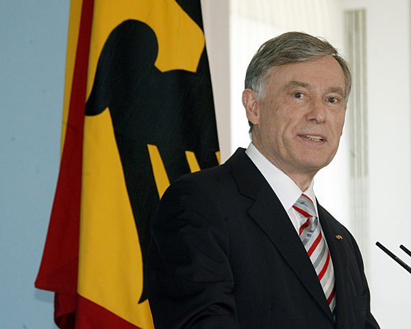 Bundespräsident Horst Köhler informiert am Donnerstag (22.05...
