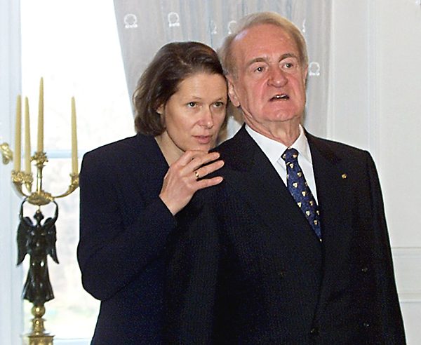 Neujahrsempfang bei Bundespräsident Rau