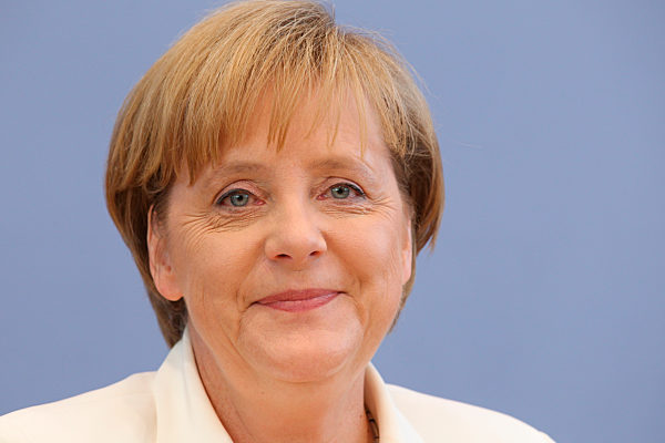 Merkel vor der Bundespressekonferenz