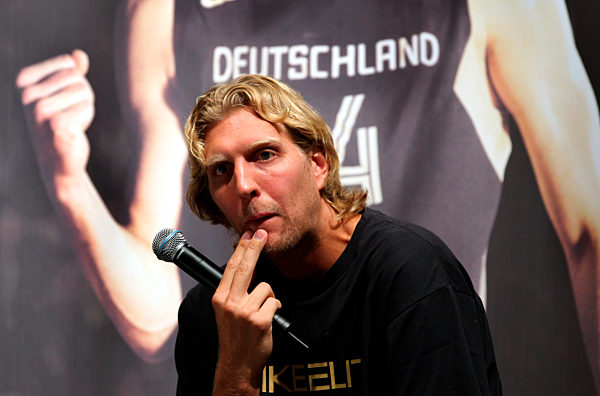 Pressekonferenz Dirk Nowitzki in Berlin