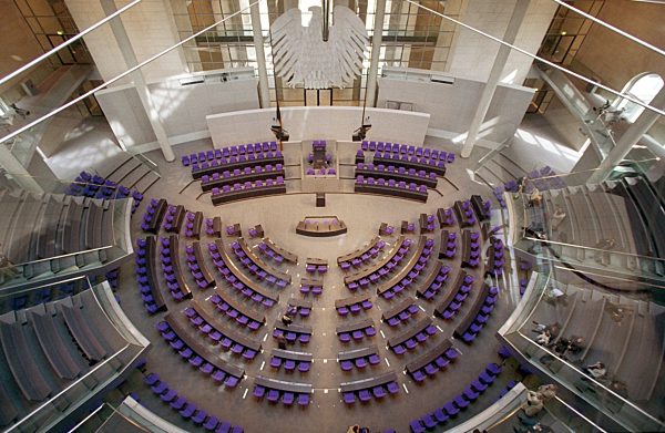 Plenarsaal des Bundestages