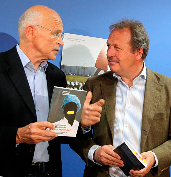 Buchvorstellung für gesetzlichen Mindestlohn