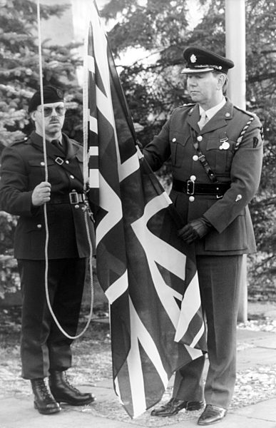 Britische Truppen verlassen letzte Kaserne in Berlin