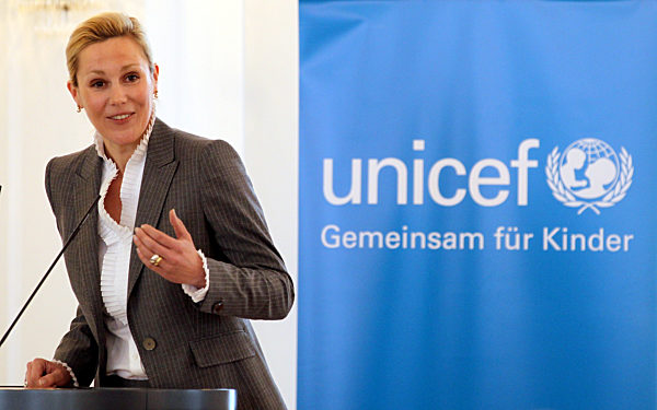 Bettina Wulff bei Neujahrsgespräch UNICEF Deutschland