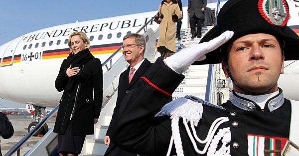 Wulff auf Staatsbesuch in Italien